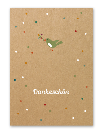 Karte „Vogel“
