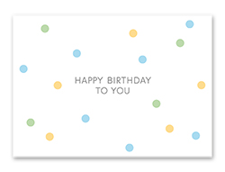 Karte „Birthday - Punkte“