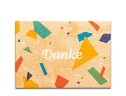 Mini-Karte „Danke“