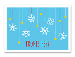 Karte „Frohes Fest“
