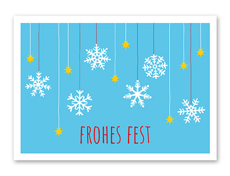 Karte „Frohes Fest“