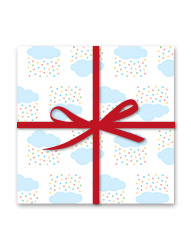 Geschenkpapier „Wolken“