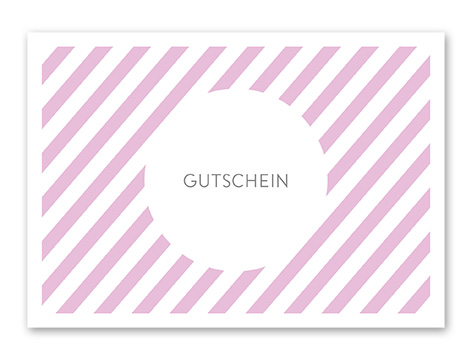Karte „Gutschein“