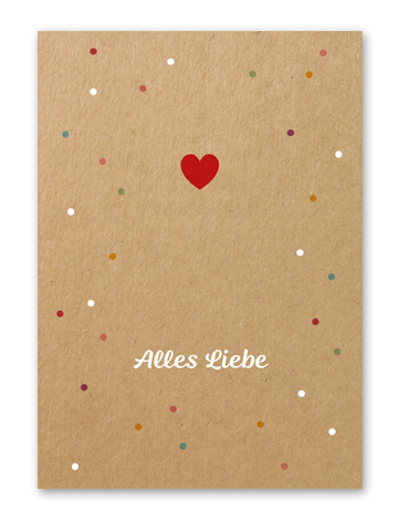 Karte „Herz“