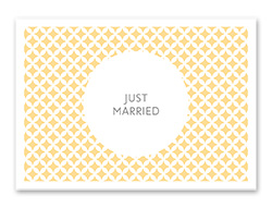 Karte „Just Married“
