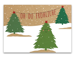 Karte „Oh Du Fröhliche“