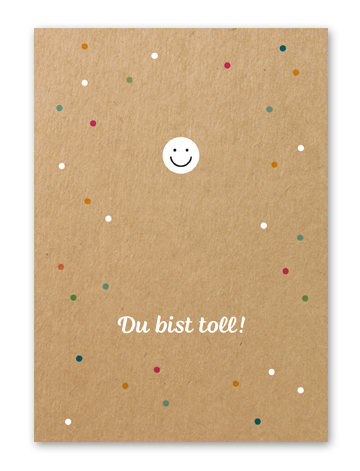 Karte „Smiley“
