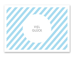 Karte „Viel Glück“