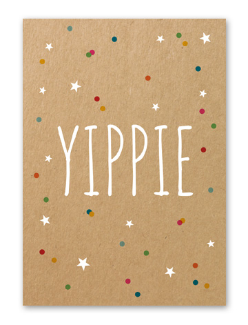 Karte „Yippie“
